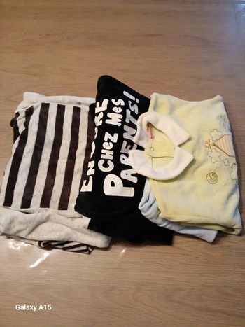Lot 3 pyjamas hiver garçon 18 mois kimbaloo