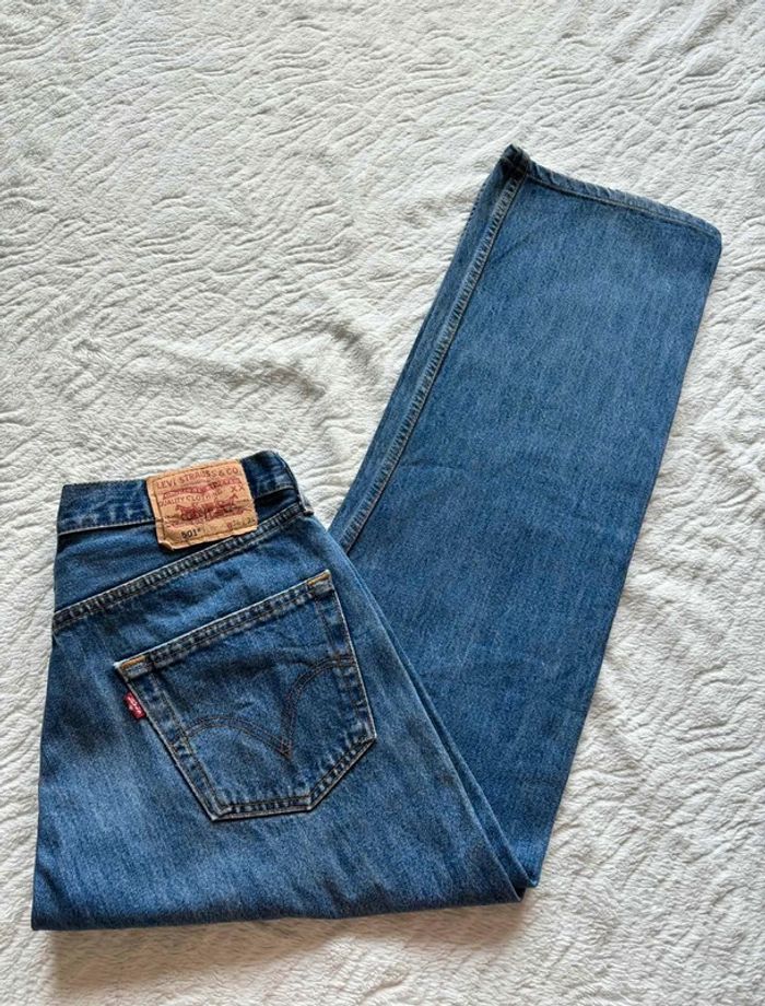 Jean Levi’s 501 Homme Bleu coupe droite relaxed ample taille W31 40/42 M/L état impeccable