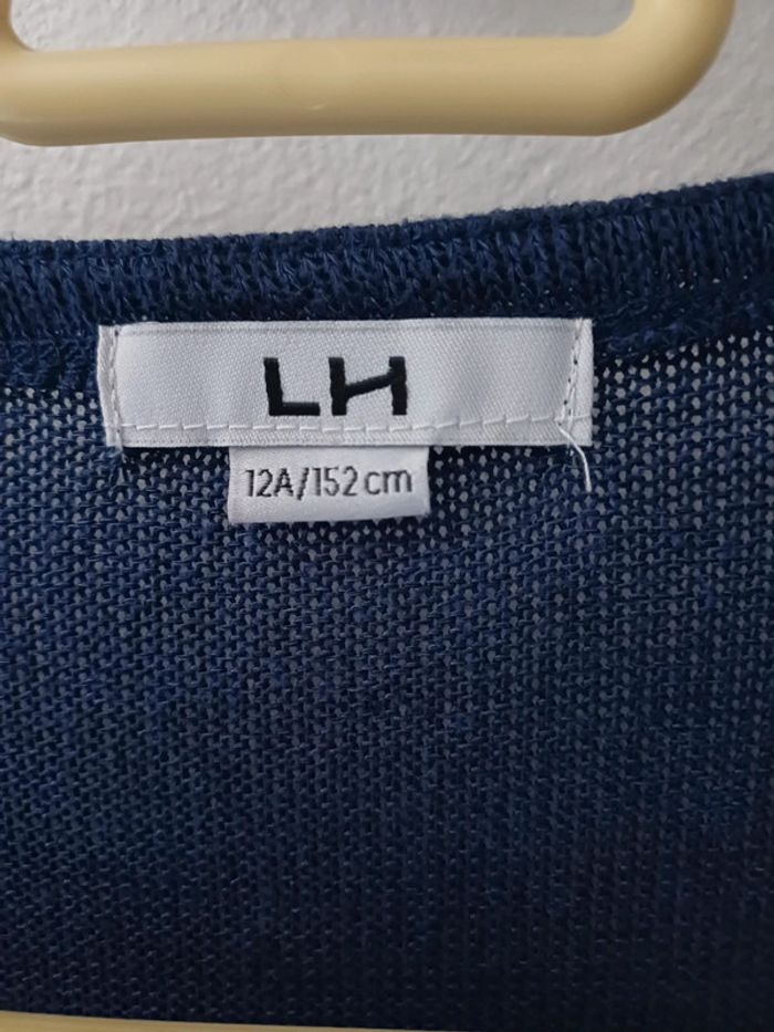 Gilet bleu marine 12 ans - photo numéro 4