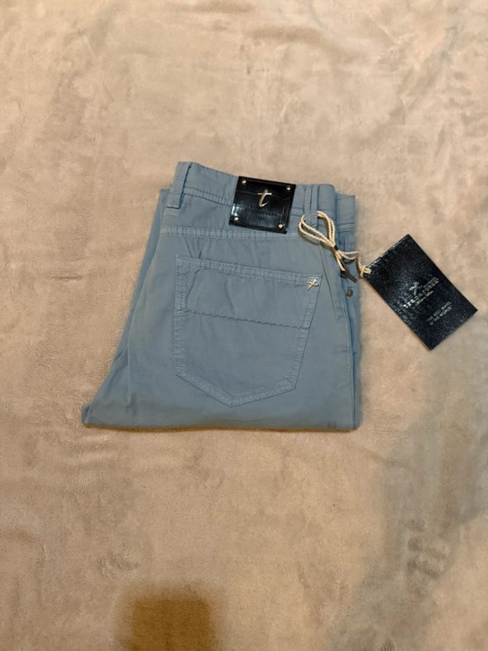 Tramarossa - Jean d'été slim, Bleu ciel, taille 36