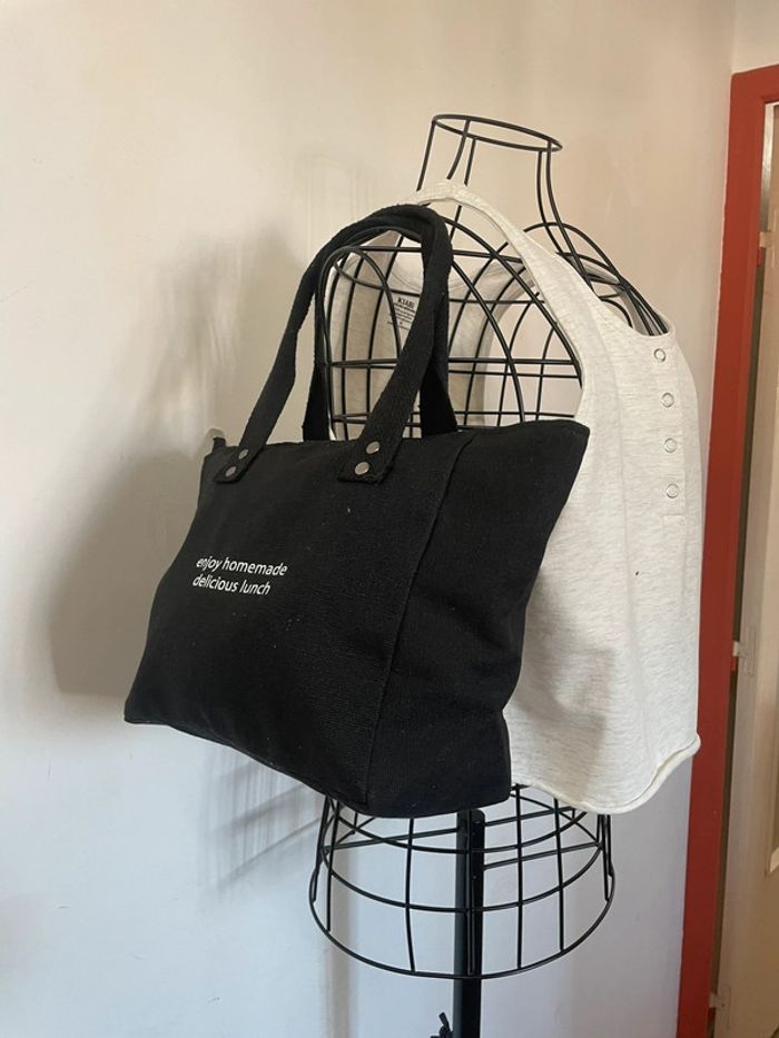 Sac fourre-tout élégant en toile pour femmes, grand sac à bandoulière de voyage. - photo numéro 2