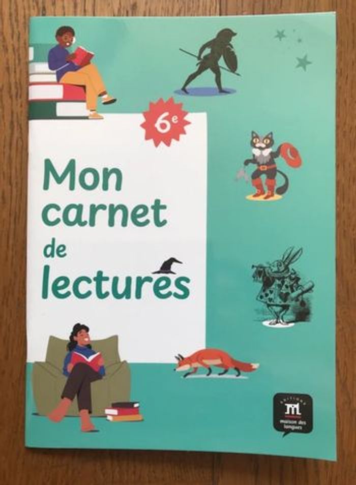 Mon carnet de lectures 6ème - édition 2025