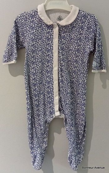 Grenouillère de marque Petit Bateau - Taille 3 mois (60 cm)
