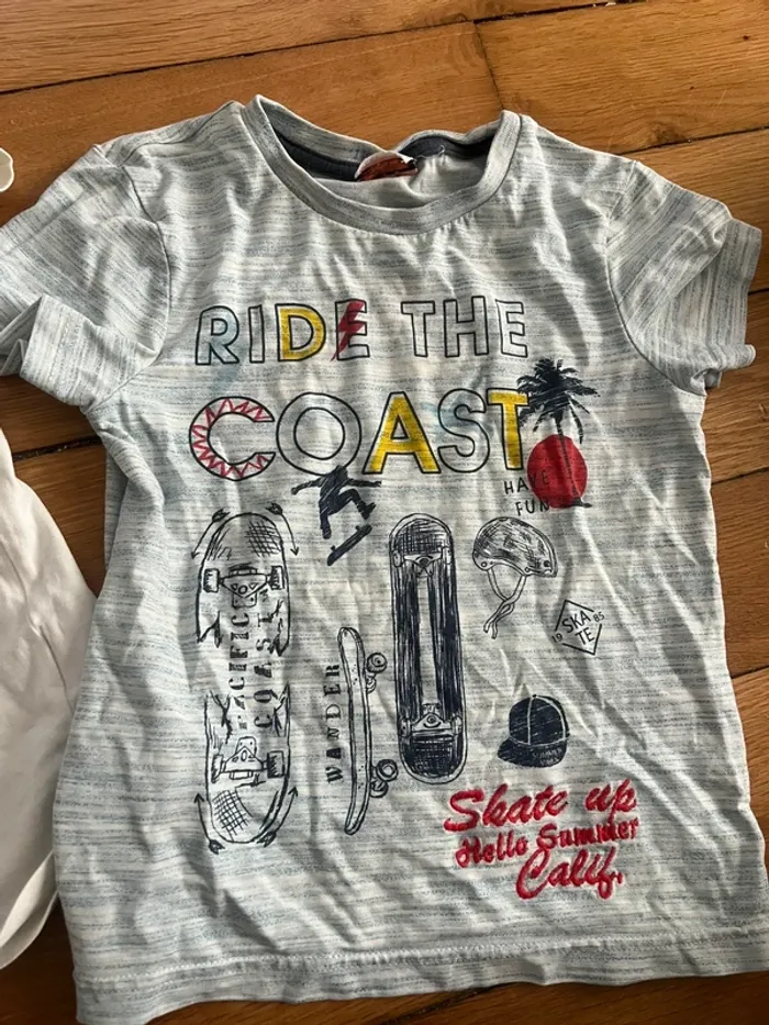 Lot 2 tee shirt manches courtes - photo numéro 5