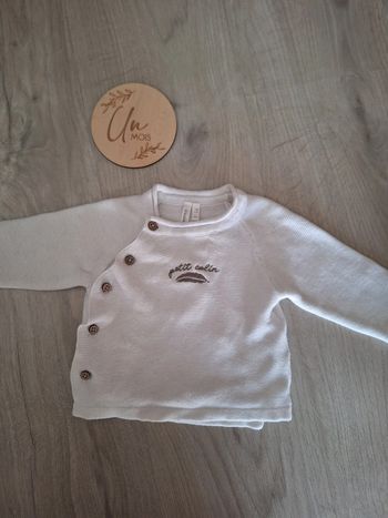 Veste blanche de naissance