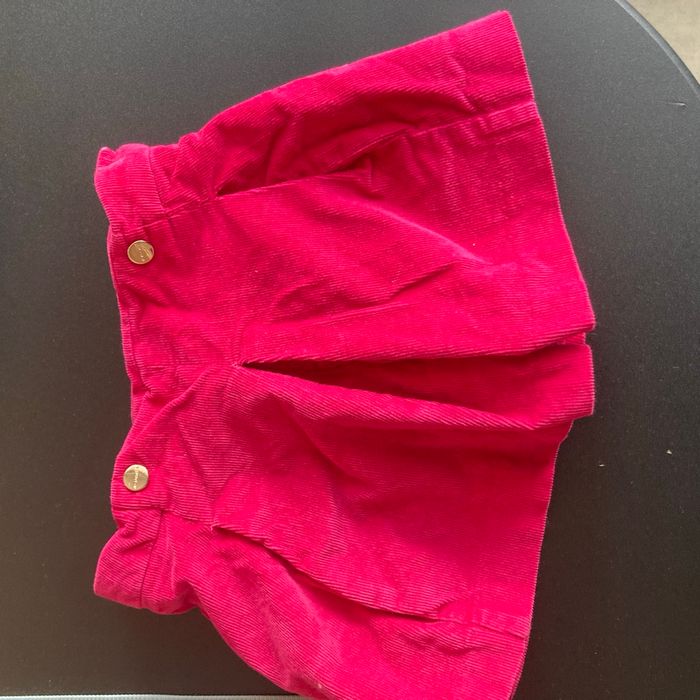 Jupe short rose fuschia
