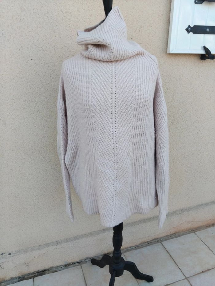 Pull Maje grosses mailles overzise t3