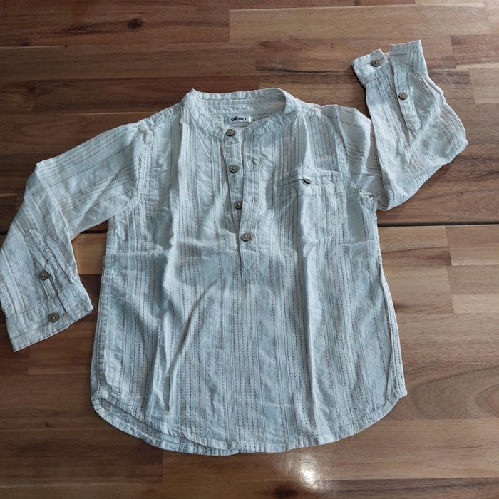 Chemise tunique manche longue garçon 6 ans