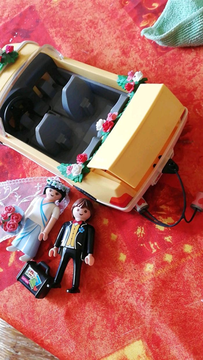 Playmobil voiture de Mariés - photo numéro 3