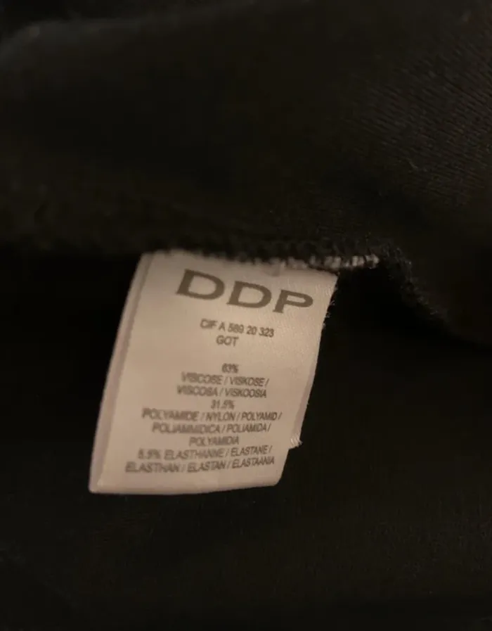 Robe noire chic à manches 3/4 DDP - T.S - photo numéro 2