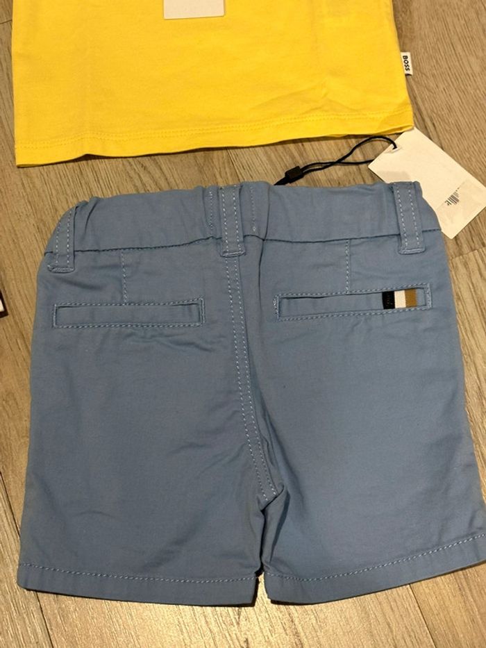 Lot vêtements t-shirt et short Boss pour bébé garçon 6 mois - photo numéro 6