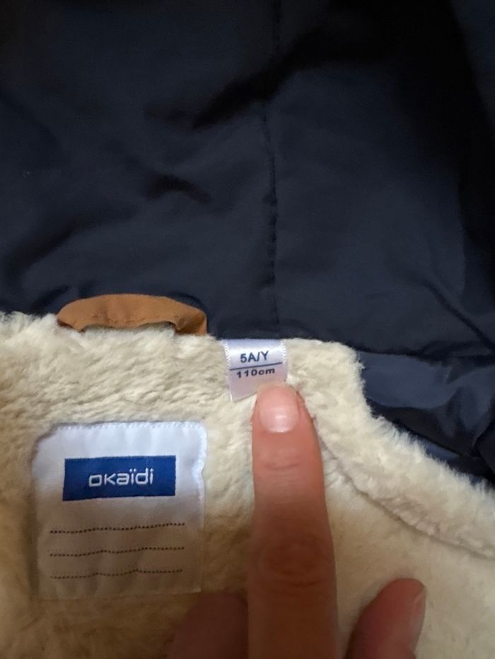 Manteau blouson hivers 5ans Okaïdi - photo numéro 4