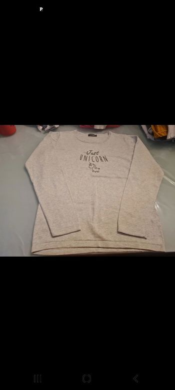 Pull fin in extenso 12 ans