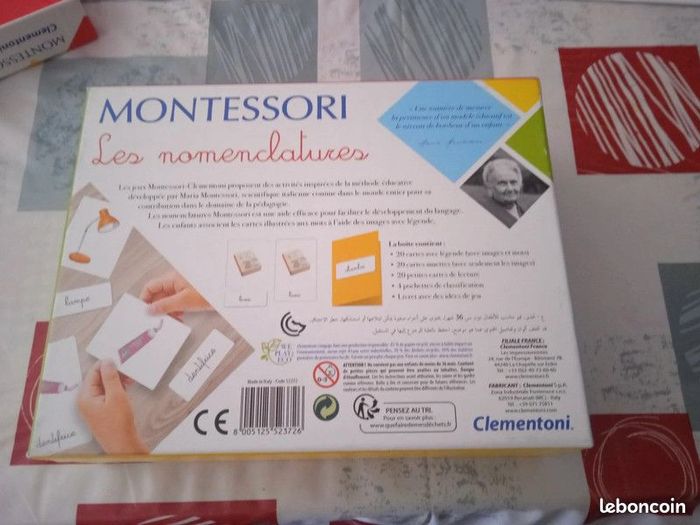 Jeu Montessori, les nomenclatures - photo numéro 4