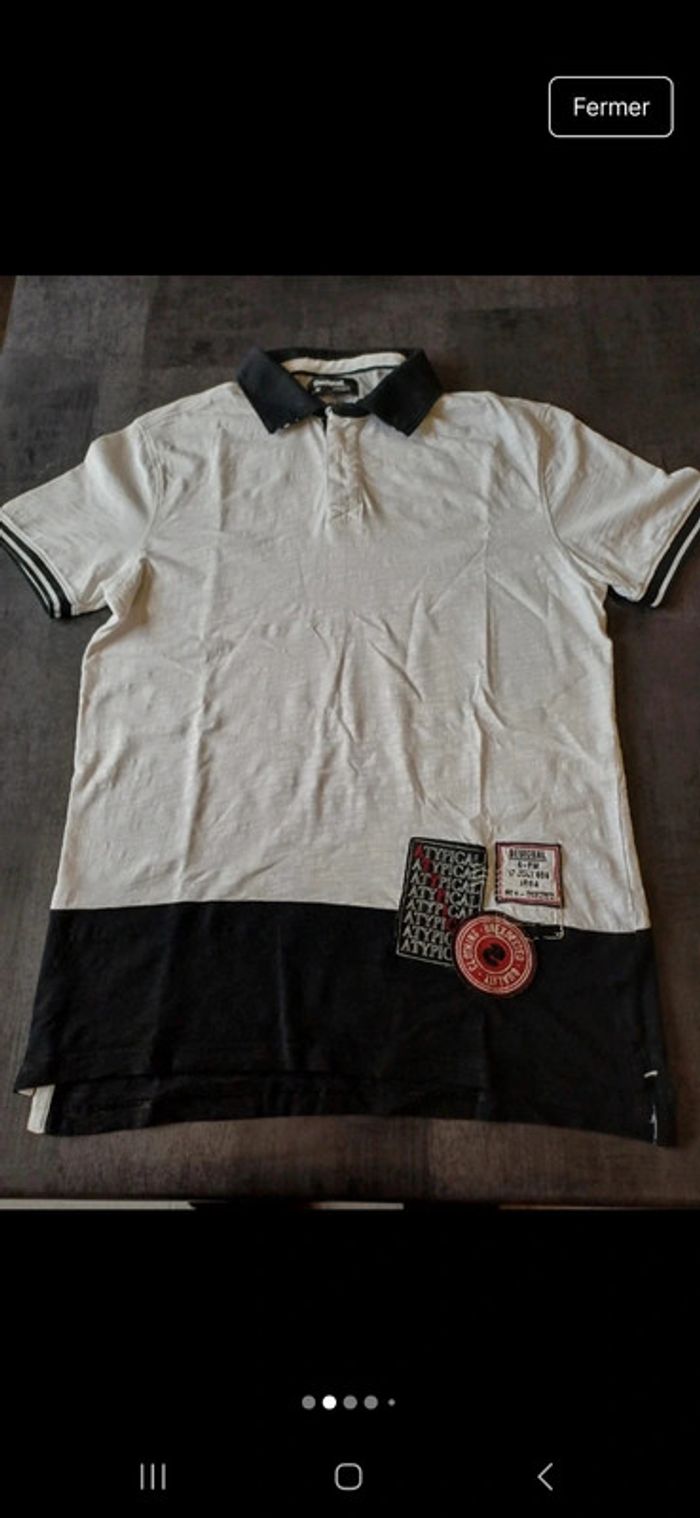 T-shirt desigual noir et blanc