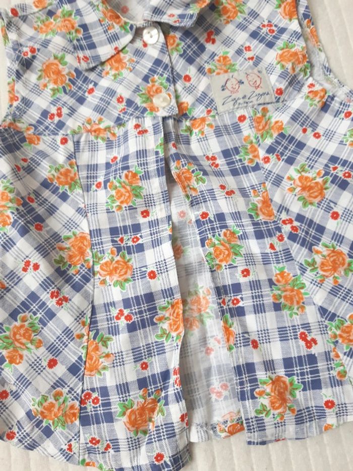 Chemise sans manches vintage 18 mois - photo numéro 4