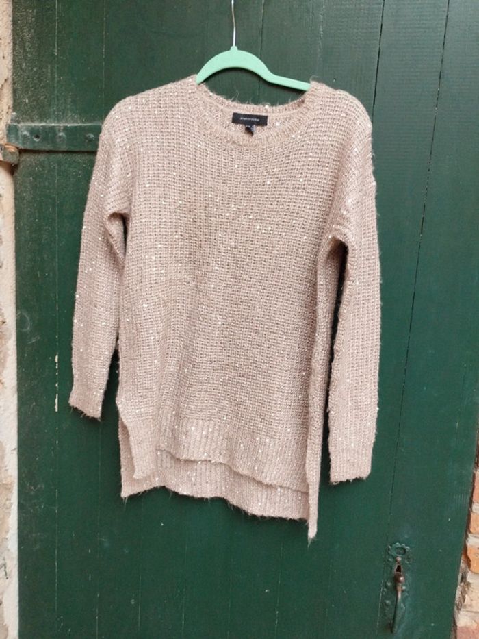 Pull a sequins pailleté