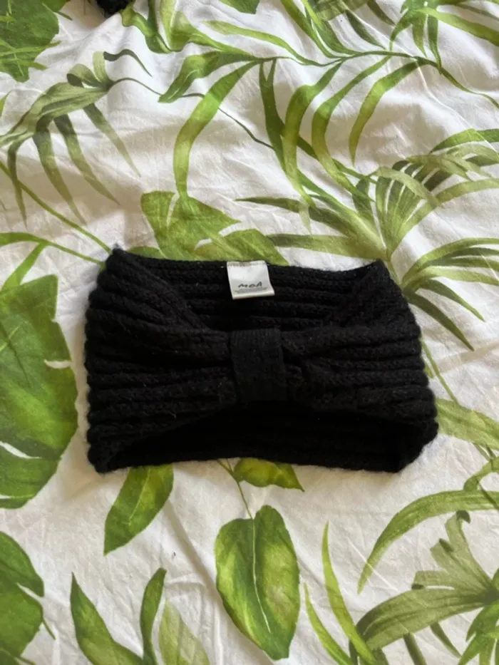Bandeau hiver noir - photo numéro 3