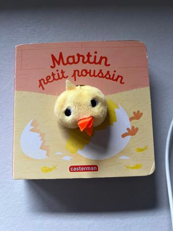 Livre enfant casterman avec marionnette