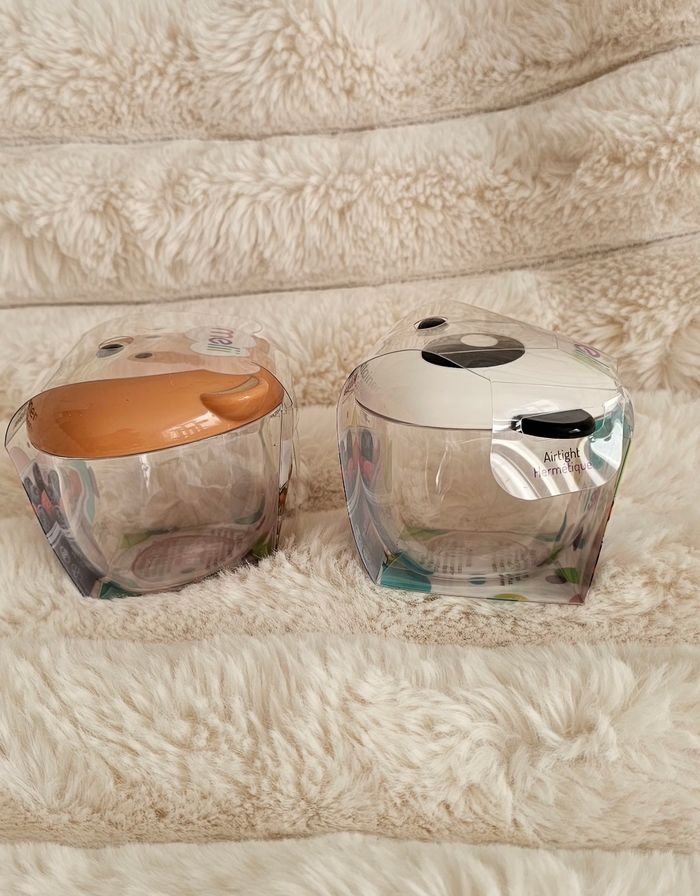Lot de 2 boîtes à gouter motif ourson et panda 🐼 Melii Neufs - photo numéro 5