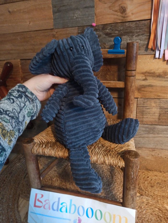 Peluche Éléphant jellycat Cordy Roy 38 cm tbe - photo numéro 6