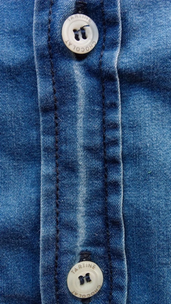 Chemise en jean Tartine et chocolat 12 ans - photo numéro 3