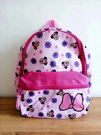 Minnie Mouse Sac à dos pour tout- petit (1 compartiment, 1 poche avant) 28x23x13cm