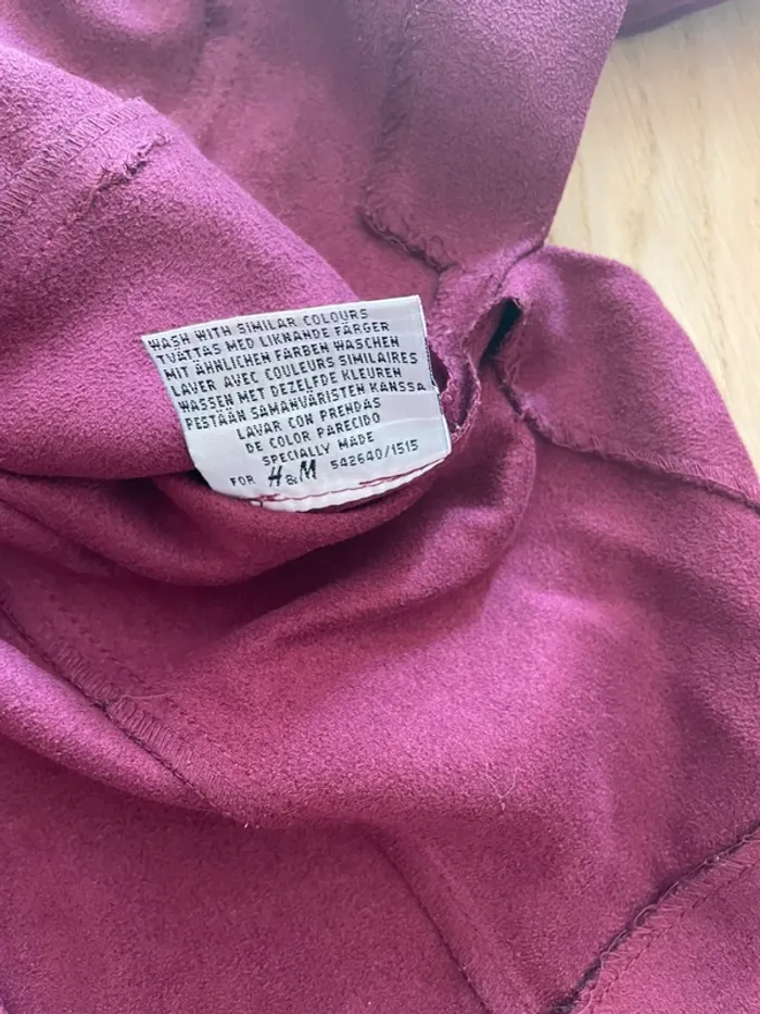 Haut peau de pêche framboise - HENNES - 36 - photo numéro 7