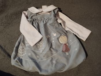 Robe avec pull 1 mois