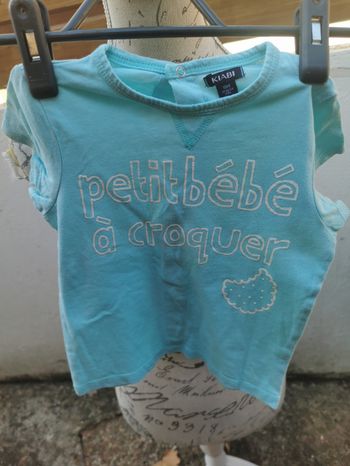 T shirt kiabi 24 mois