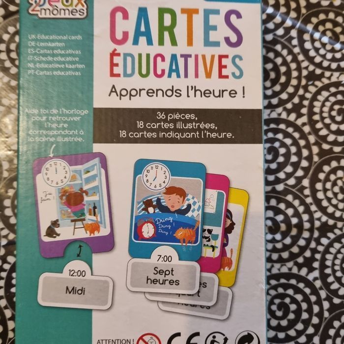 jeu éducatif Apprendre l'heure - NEUF - idée cadeau 🎁 - photo numéro 4