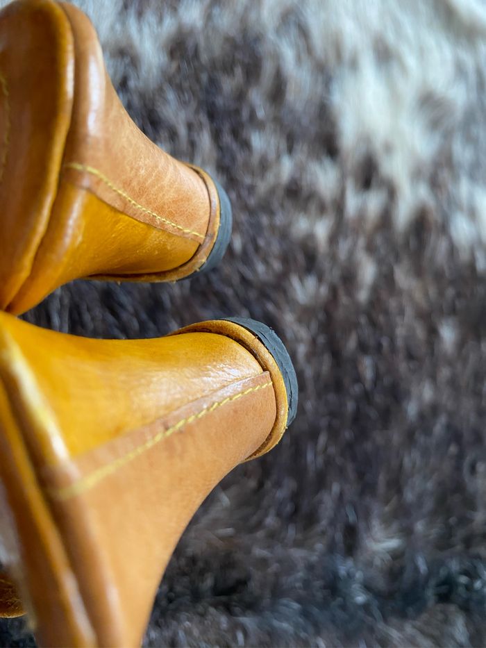 Sandales Mules bicolore talons compensés 38 - photo numéro 4