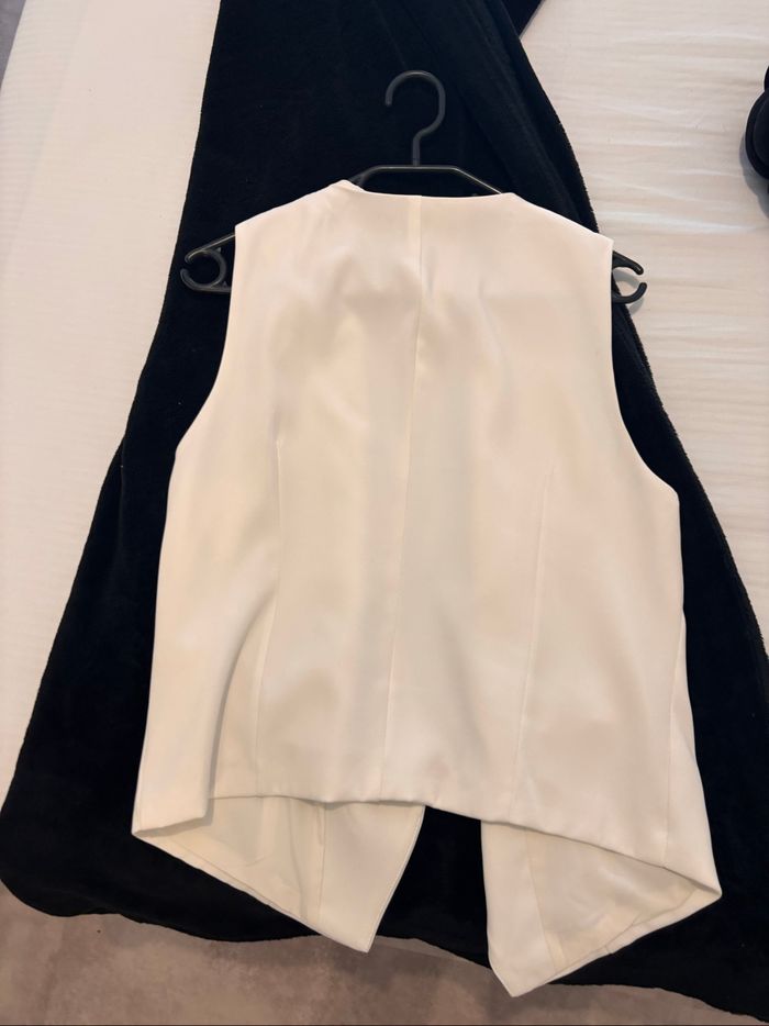 Gilet sans manches blanc