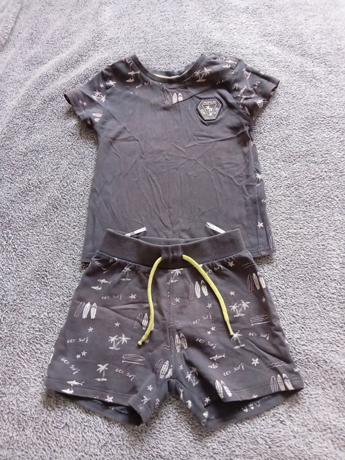Ensemble short Tee short 86 cm