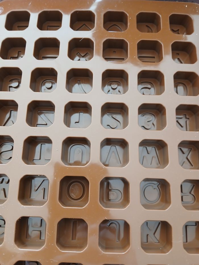Moule silicone lettres - photo numéro 4