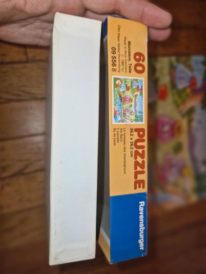 Puzzle vintage les champignoux 1987 - photo numéro 5
