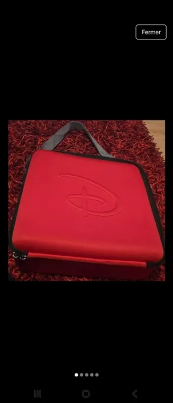 Sacoche sac pour Livres Figurines audioconte magique deagostini disney magic audio conte compte