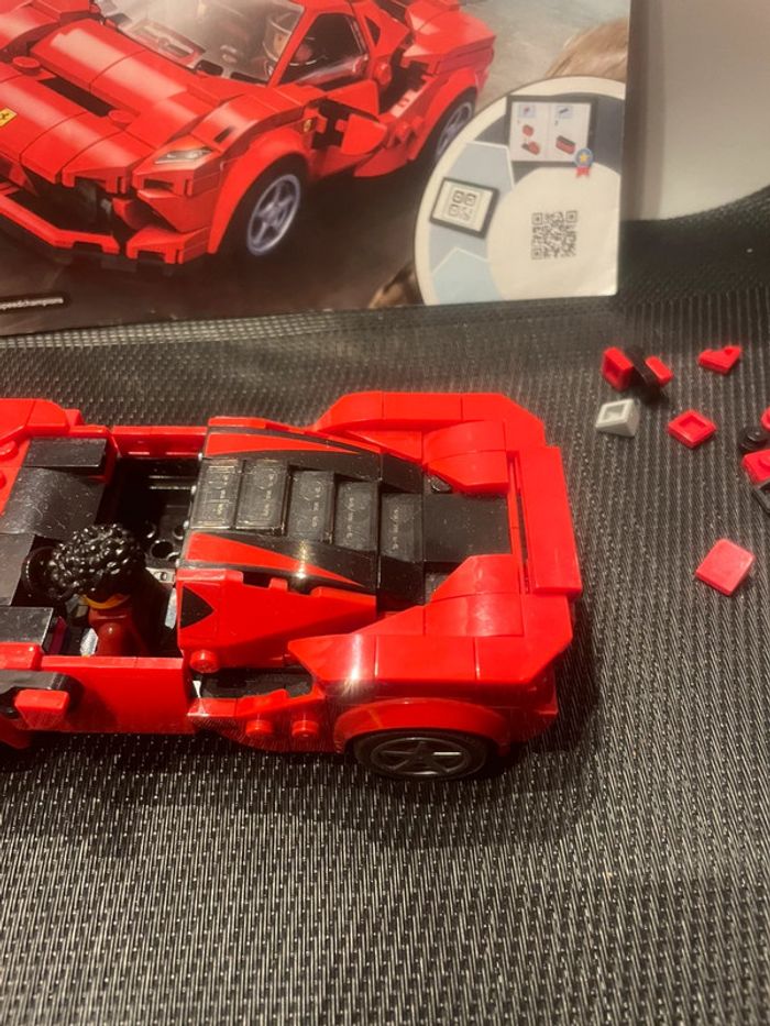 Lego Speed champions 76895 Ferrari F8 Tributo non complet avec notice - photo numéro 7
