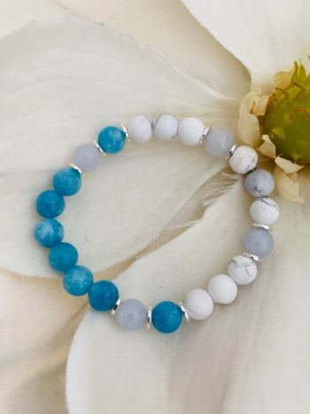 Bracelet élastique pierre naturelle