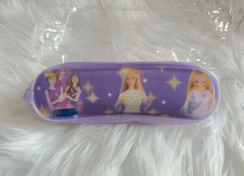 Trousse scolaire barbie violette
