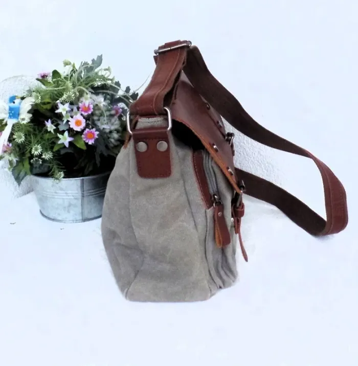 Sac cartable style gibecière Mandoline - photo numéro 3
