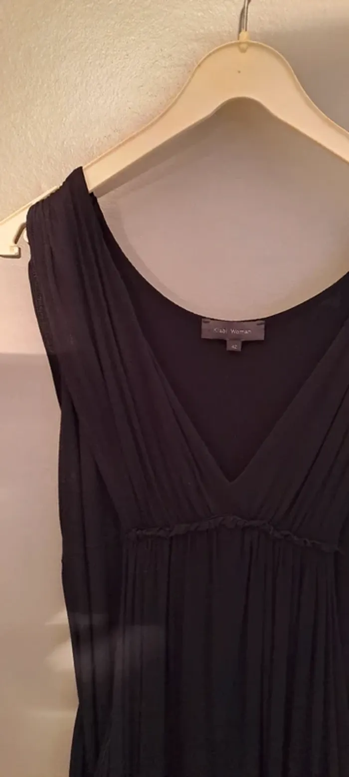 Robe noire manches courtes - Marque Kiabi Woman - Taille 42 - Très bon état. - photo numéro 6