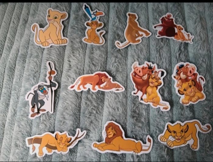 Lot de 10 stickers le roi lion - photo numéro 4