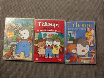 Lot de 3 DVD T'choupi