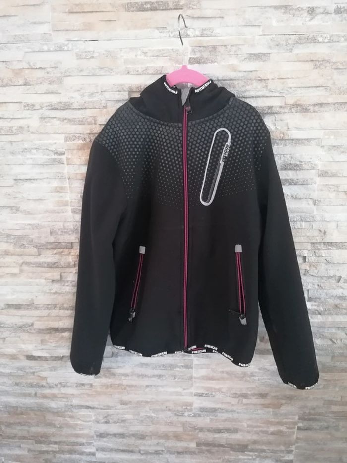 Veste zippée fille freegun taille 12ans
