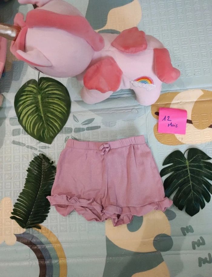 Short 9-12 mois fille
