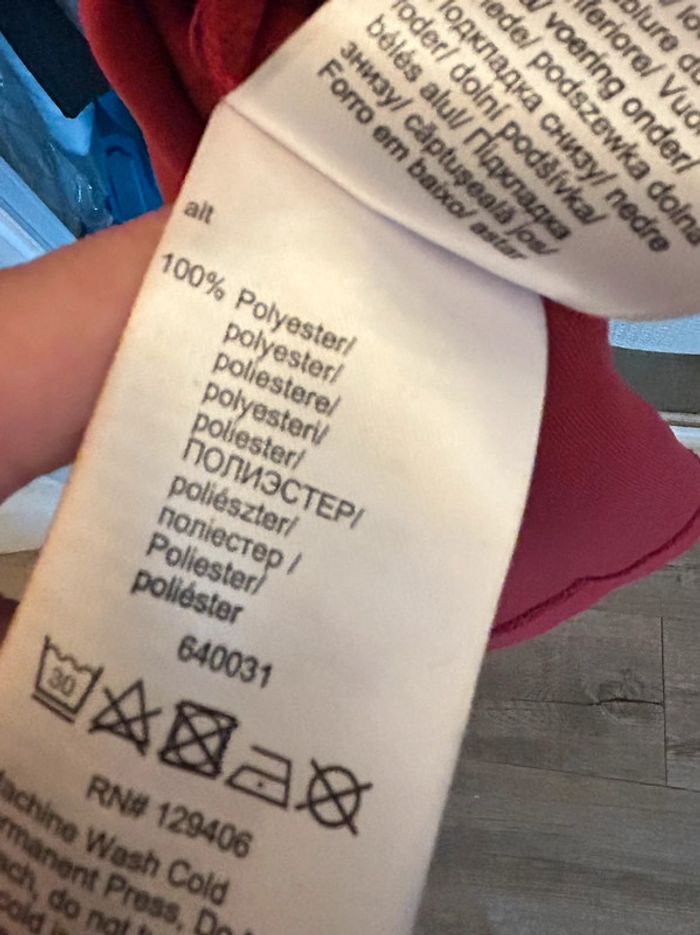 Robe rouge fleurie - photo numéro 7