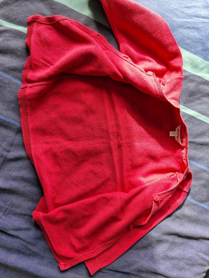 Superbe gilet jersey rose bonbon - photo numéro 6