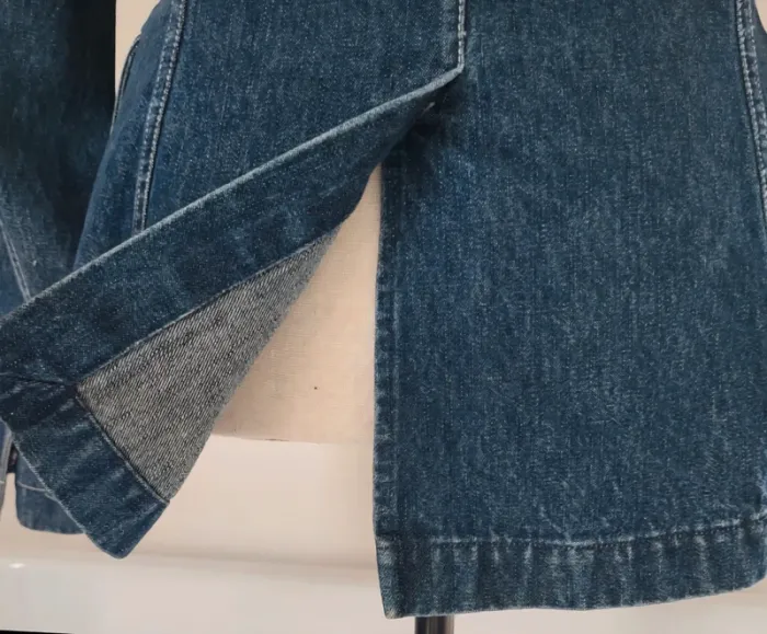 Veste en jean bleue foncée A.Ventilo Taille 36 - photo numéro 7