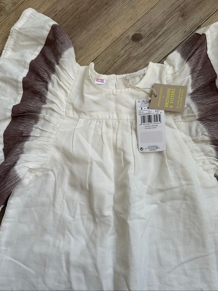 Robe d’été manche à volants mango kids 3/4 ans - photo numéro 5